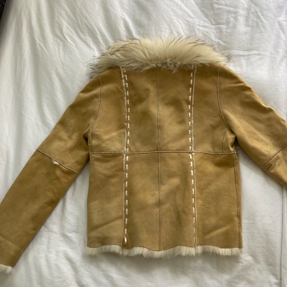 Leather and fur Pennylane boho coat sz small to medium - Picture 4 of 7